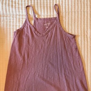 Razor back T shirt dress